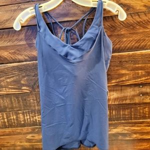 Athleta NWT Iron Blue XS Solace Support Top